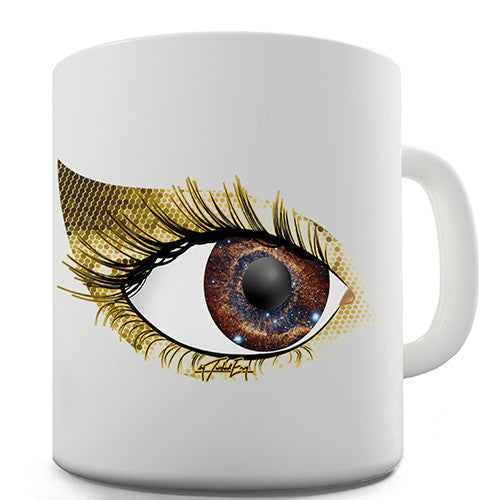 Gold Eyeshadow Novelty Mug