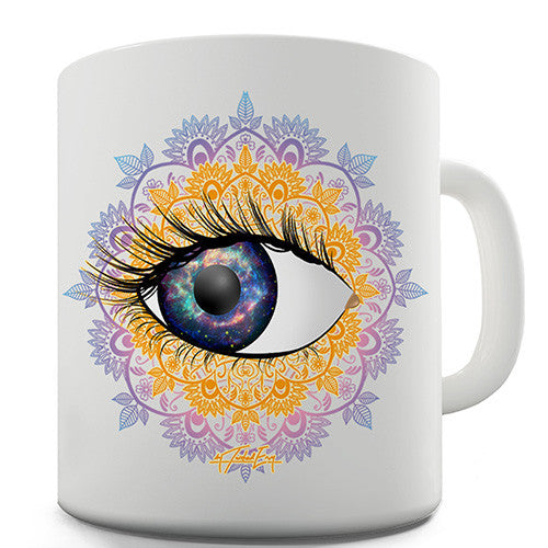 Abstract Eye Pattern Novelty Mug