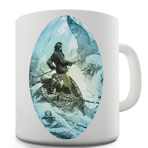 Moby Dick Illustration Novelty Mug