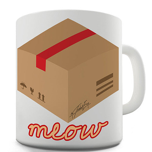 Schrodinger's Cat Box Novelty Mug