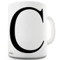 Alphabet Monogram C Novelty Mug