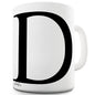 Alphabet Monogram D Novelty Mug