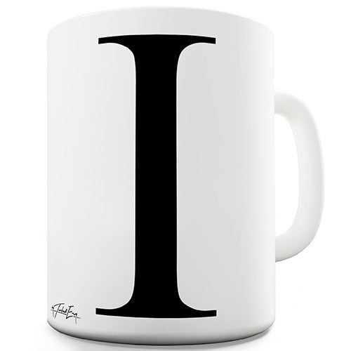 Alphabet Monogram I Novelty Mug