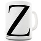 Alphabet Monogram Z Novelty Mug