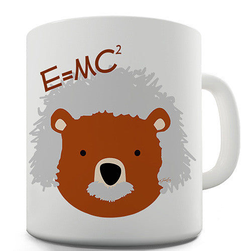 Albert Einstein Bear Novelty Mug