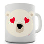 Love Hearts Bear Novelty Mug