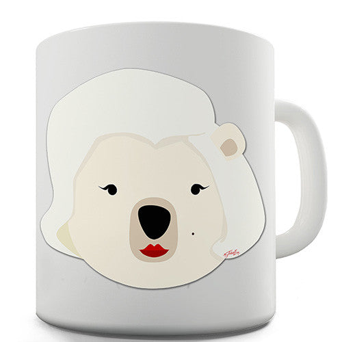 Marilyn Monroe Bear Novelty Mug