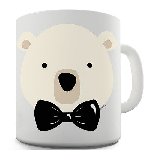 Bow Tie Bear Novelty Mug