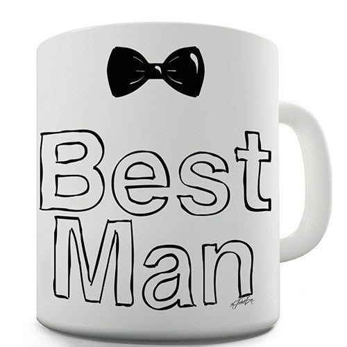 Best Man Bowtie Novelty Mug