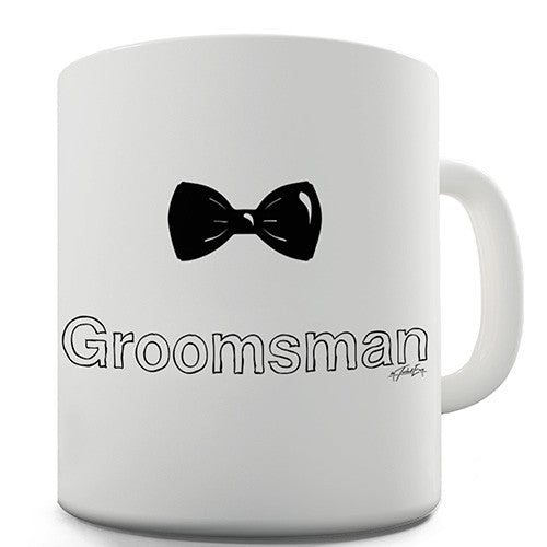 Groomsman Bowtie Novelty Mug