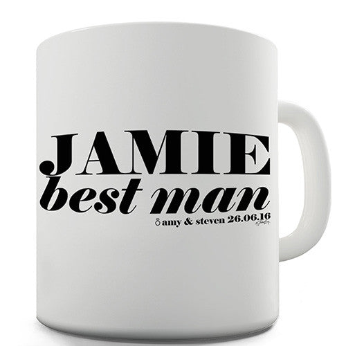 Best Man Personalised Mug