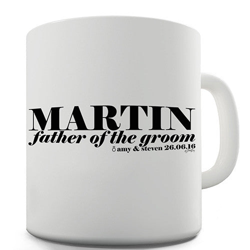 Father Of The Groom Personalised Mug