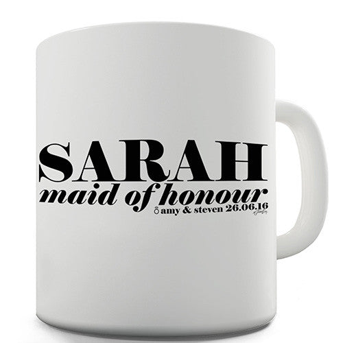 Maid Of Honour Personalised Mug