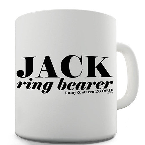 Ring Bearer Personalised Mug