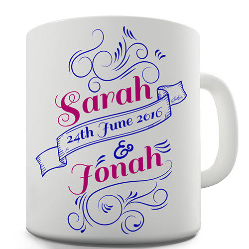 Wedding Date Personalised Mug