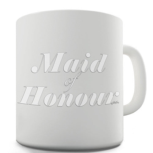 Maid Of Honour Italic Novelty Mug