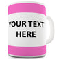 Pink Stripe Personalised Mug