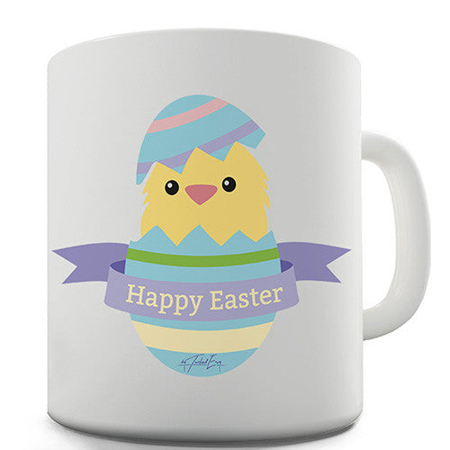 Happy Easter Chick Novelty Mug