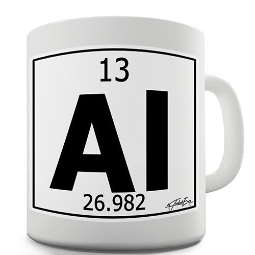 Periodic Table Of Elements Al Aluminium Novelty Mug