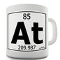 Periodic Table Of Elements At Astatine Novelty Mug