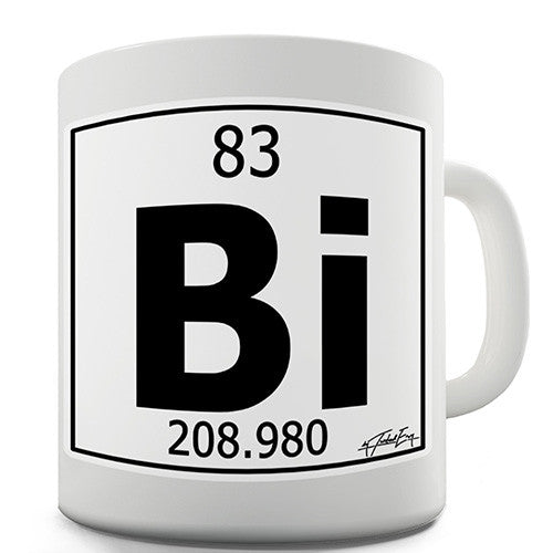 Periodic Table Of Elements Bi Bismuth Novelty Mug