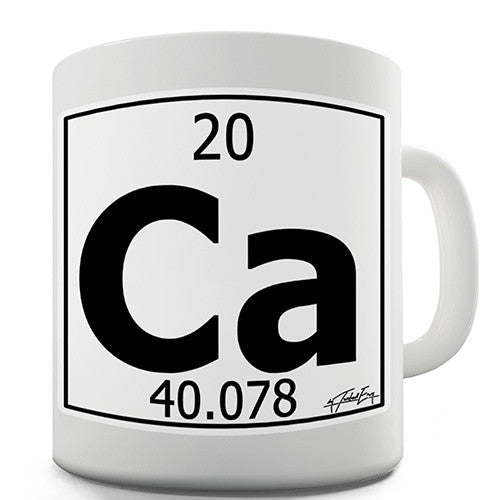 Periodic Table Of Elements Ca Calcium Novelty Mug