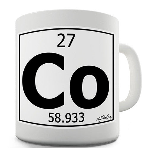 Periodic Table Of Elements Co Cobalt Novelty Mug