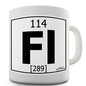 Periodic Table Of Elements Fl Flerovium Novelty Mug