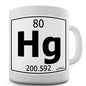 Periodic Table Of Elements Hg Mercury Novelty Mug