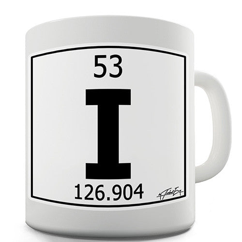 Periodic Table Of Elements I Iodine Novelty Mug