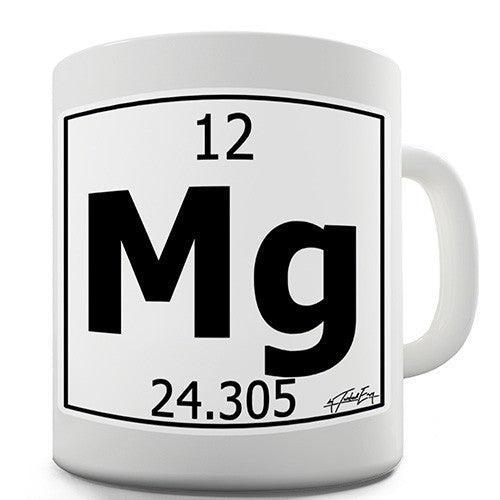 Periodic Table Of Elements Mg Magnesium Novelty Mug