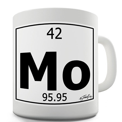 Periodic Table Of Elements Mo Molybdenum Novelty Mug