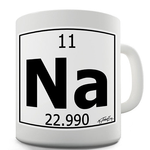 Periodic Table Of Elements Na Sodium Novelty Mug