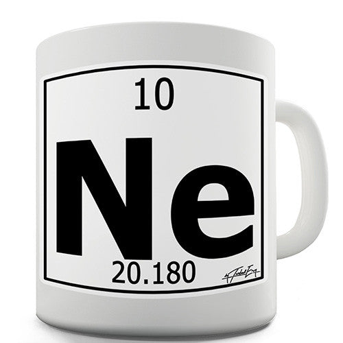 Periodic Table Of Elements Ne Neon Novelty Mug