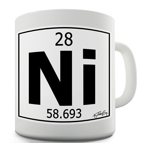 Periodic Table Of Elements Ni Nickel Novelty Mug
