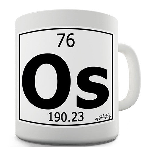 Periodic Table Of Elements Os Osmium Novelty Mug