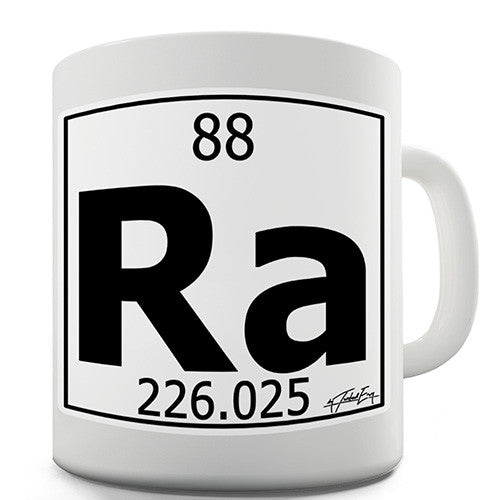 Periodic Table Of Elements Ra Radium Novelty Mug
