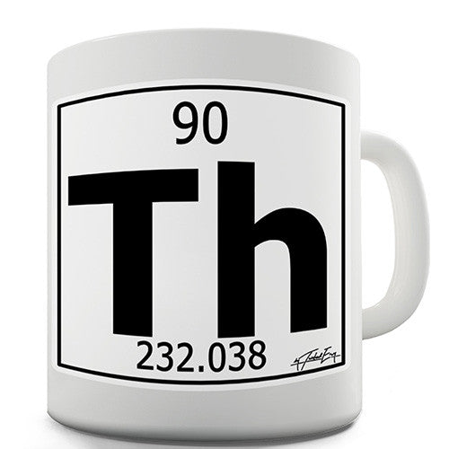 Periodic Table Of Elements Th Thorium Novelty Mug