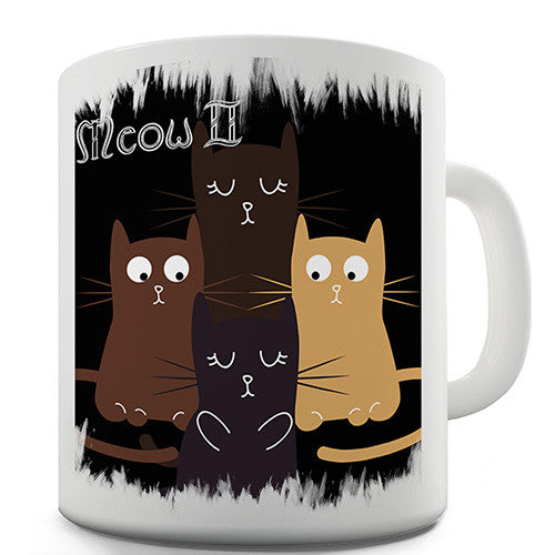 Cat Royalty Album Cover Novelty Mug