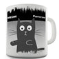 The Meowdiot Album Cover Novelty Mug