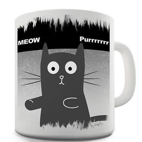 The Meowdiot Album Cover Novelty Mug
