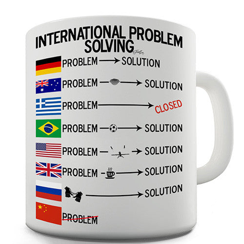 International Problem Solving Novelty Mug