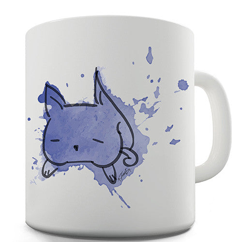 Ink Splat Cat Novelty Mug