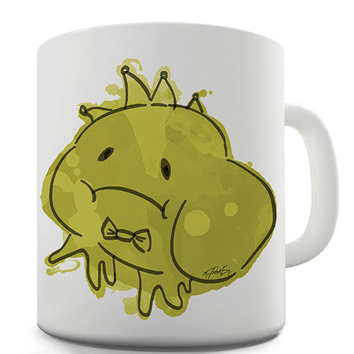 Ink Splat Frog Prince Novelty Mug