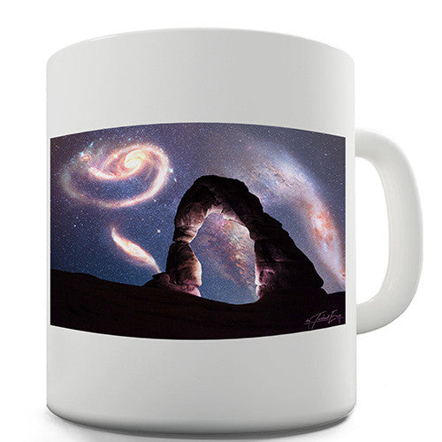 Galaxy Landscape Novelty Mug