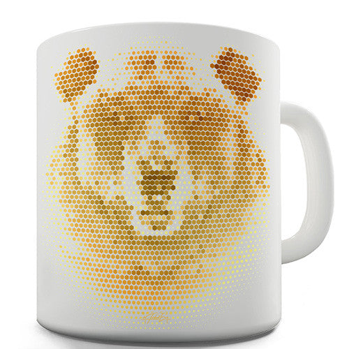 Halftone Bear Novelty Mug