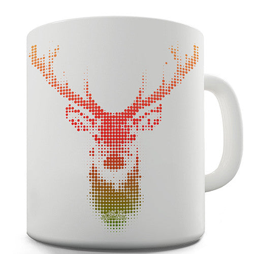 Halftone Stag Novelty Mug