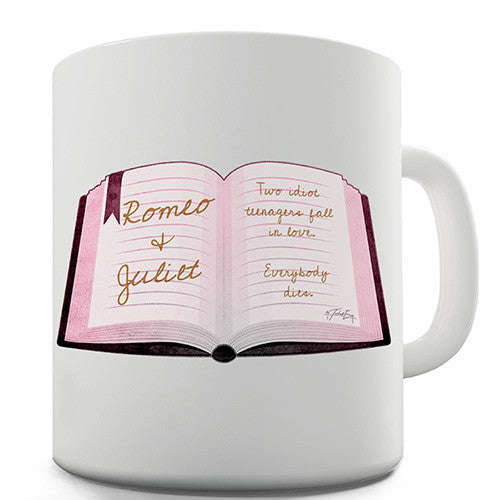 Romeo & Juliet Funny Summary Novelty Mug