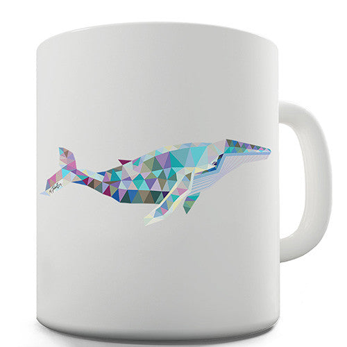 Geometric Whale Novelty Mug