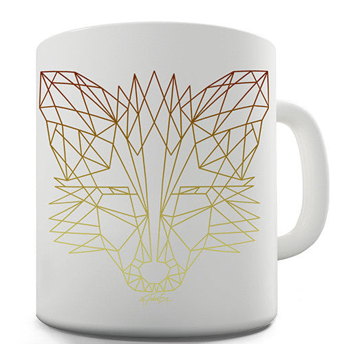 Geometric Fox Novelty Mug